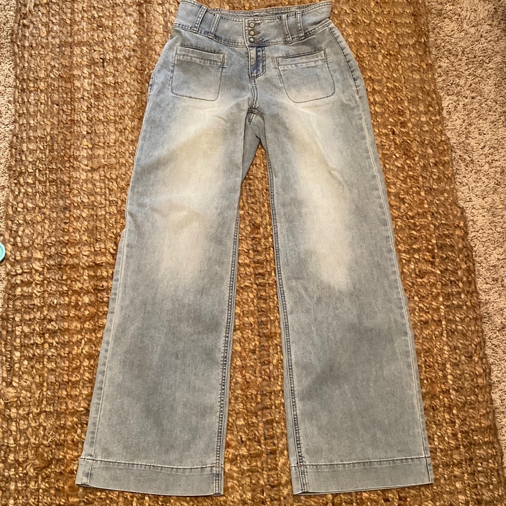 Tribal Jeans: style Audrey Mid-Rise Wide Leg